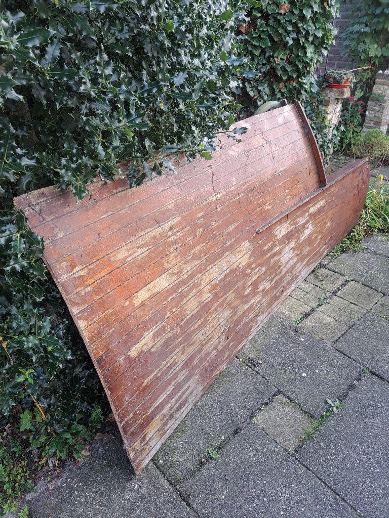kajuit dakje voor sloepje, Ophalen, Gebruikt