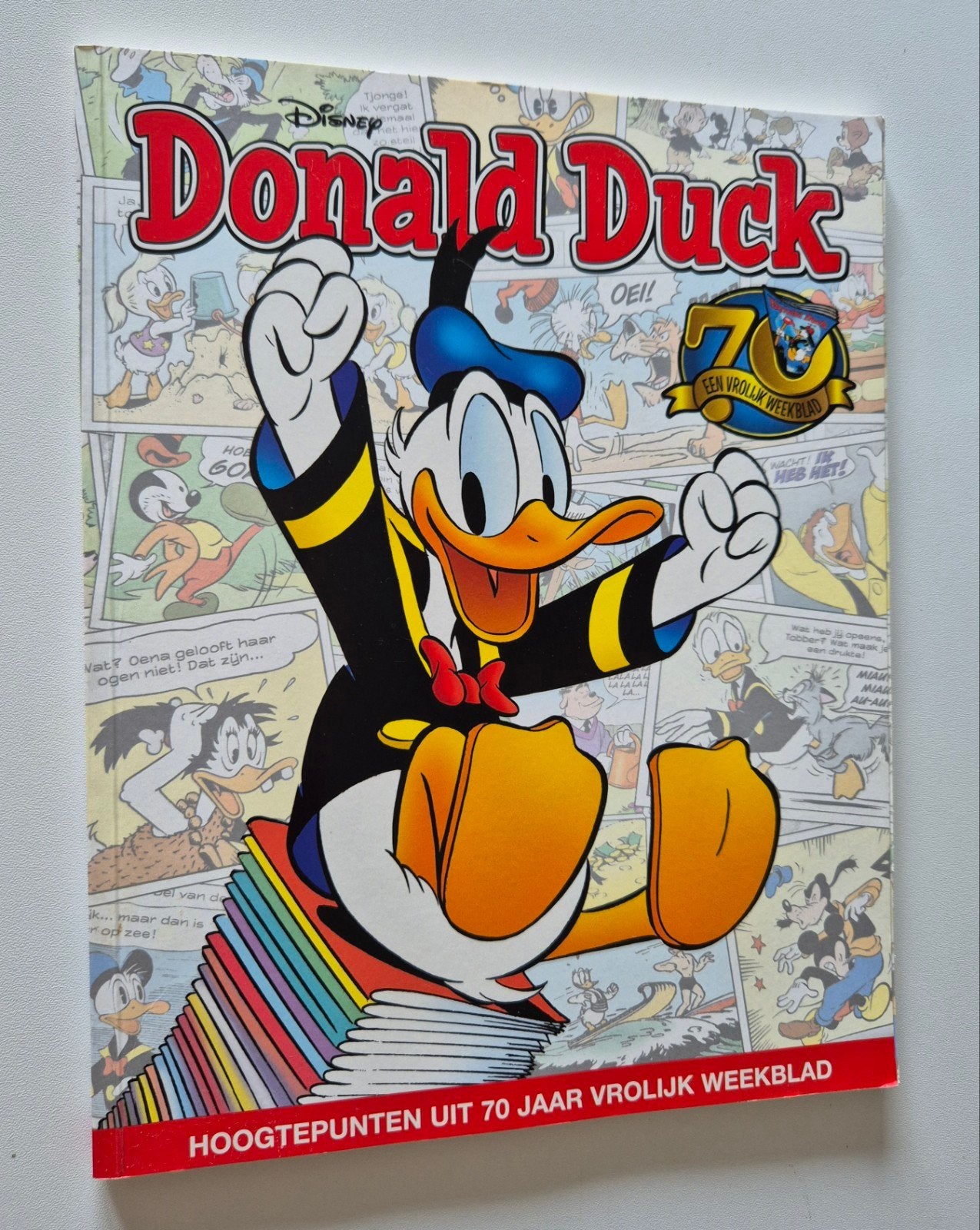 Donald Duck hoogtepunten uit 70 jaar vrolijk weekblad, Eén stripboek, Ophalen of Verzenden, Gelezen