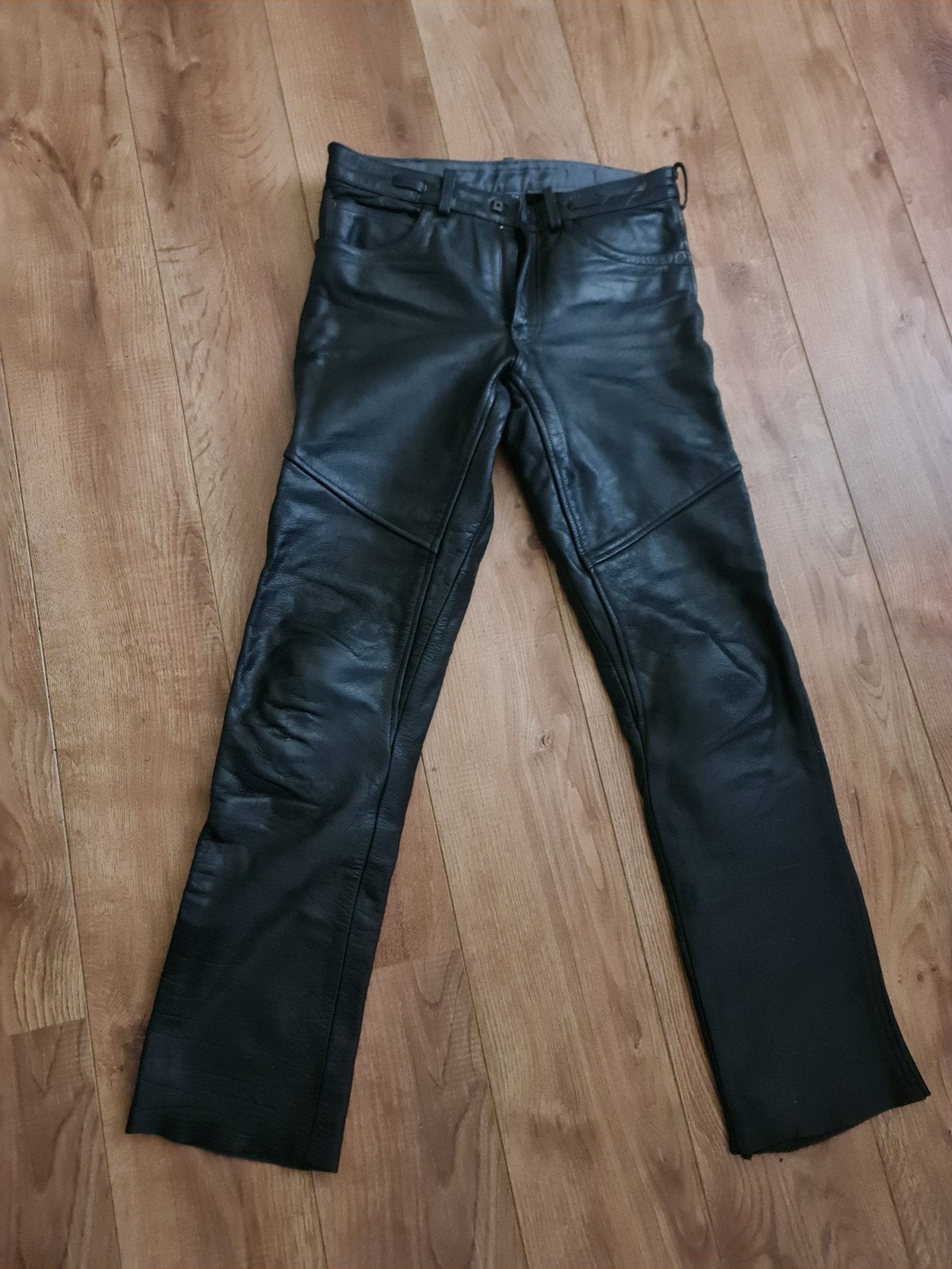 Zwarte leren broek - Heren, Motoren, Ophalen, Broek | leer, Tweedehands, Heren