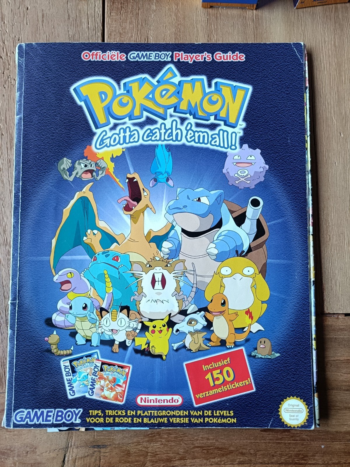 Originele GameBoy player Guide voor de spellen Red & Blue., Verzenden