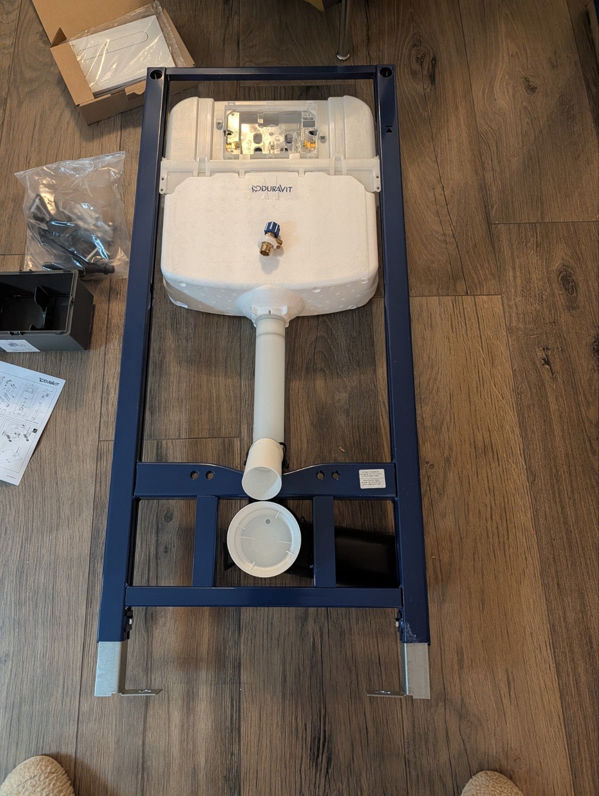 Duravit zelfdragend installatie-element  + bedieningspaneel, Ophalen, Nieuw, Toilet