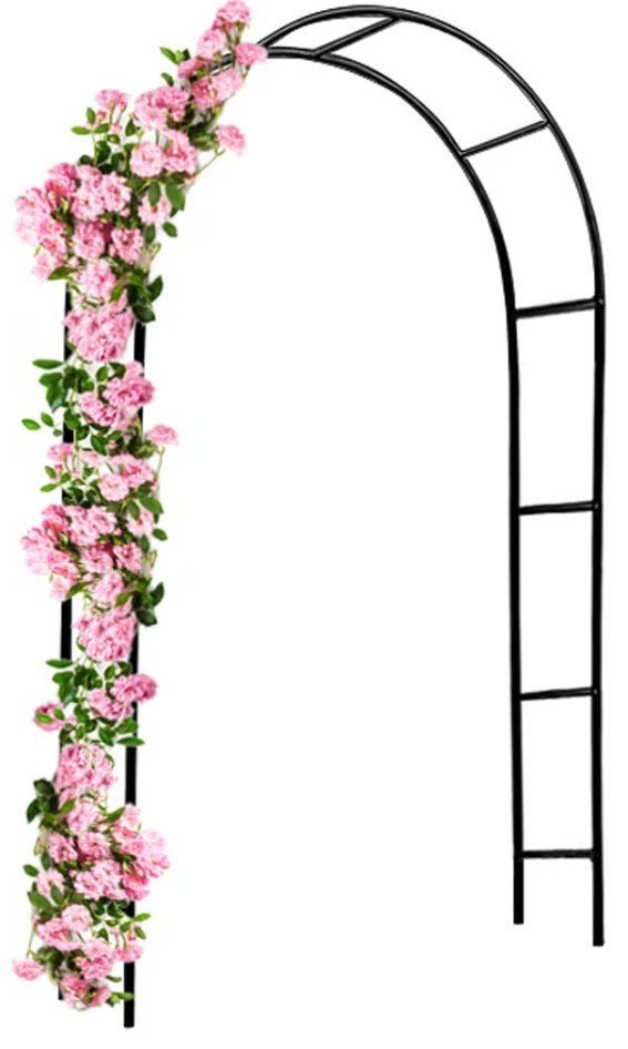 Rozenboog rozen boog tuinboog staal zwart GRATIS BEZORGD!, Met poort, Verzenden, Nieuw, Nvt