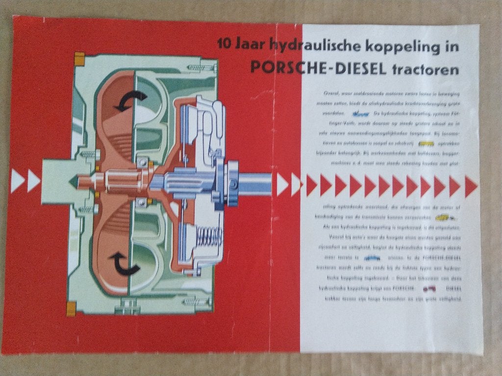 Porsche Diesel tractor trekker Hydraulische koppeling, Ophalen of Verzenden