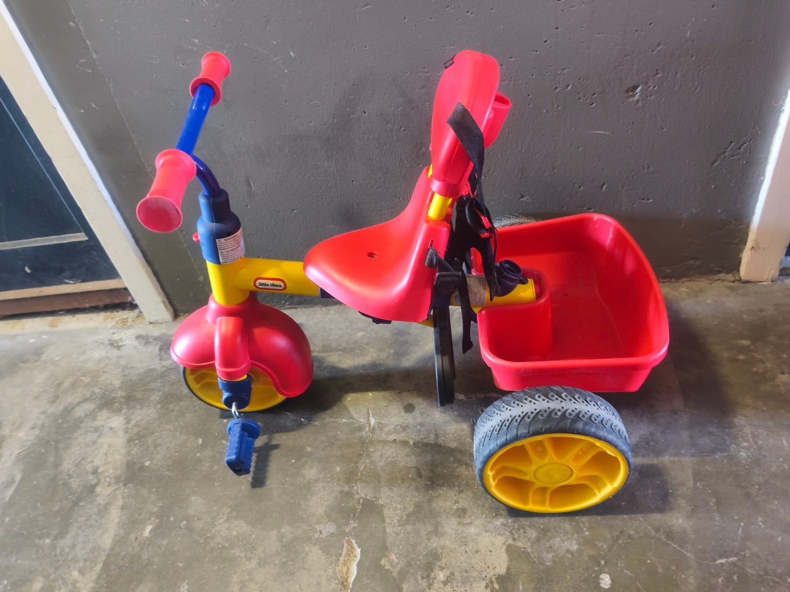 Little Tikes driewieler (zonder duwstang), Ophalen, Gebruikt, Little Tikes, Verstelbare zitting