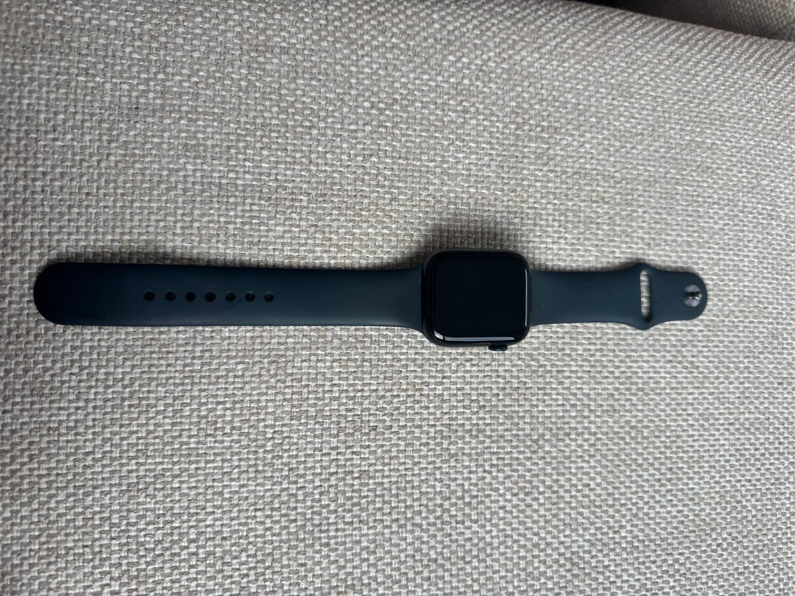 Apple Watch Series 8 44mm Zwart, Gebruikt, Verzenden, Zwart, IOS