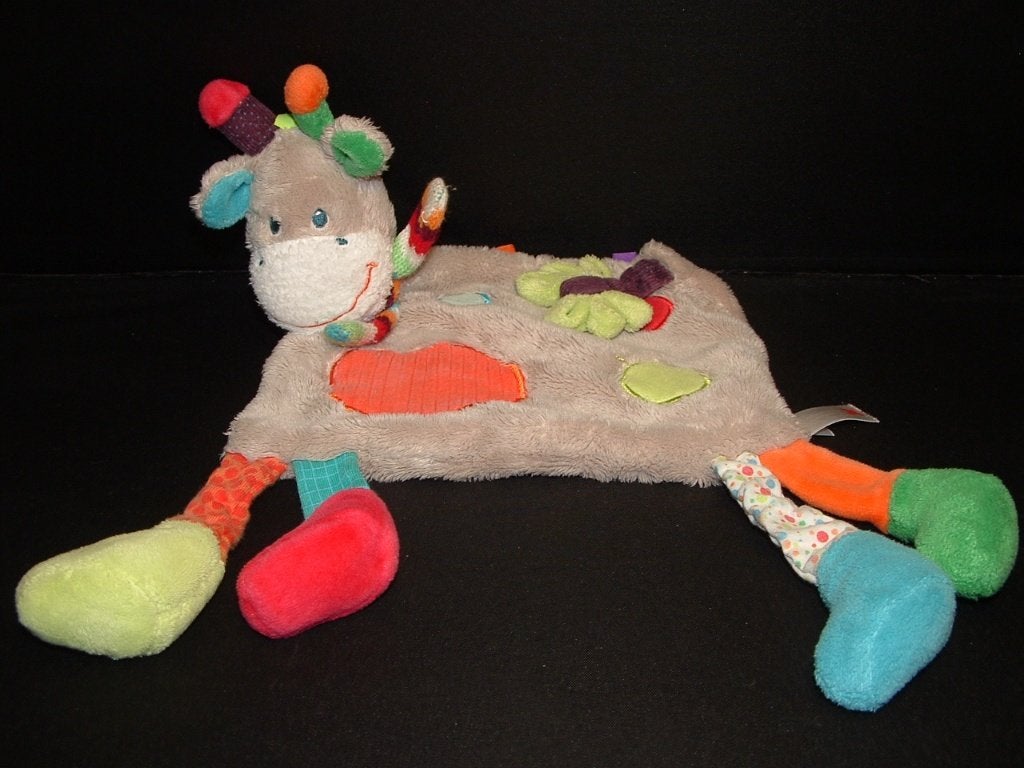 NICOTOY SIMBA GIRAFFE KNUFFELDOEK VELOURS, Verzenden, Nieuw, Overige typen