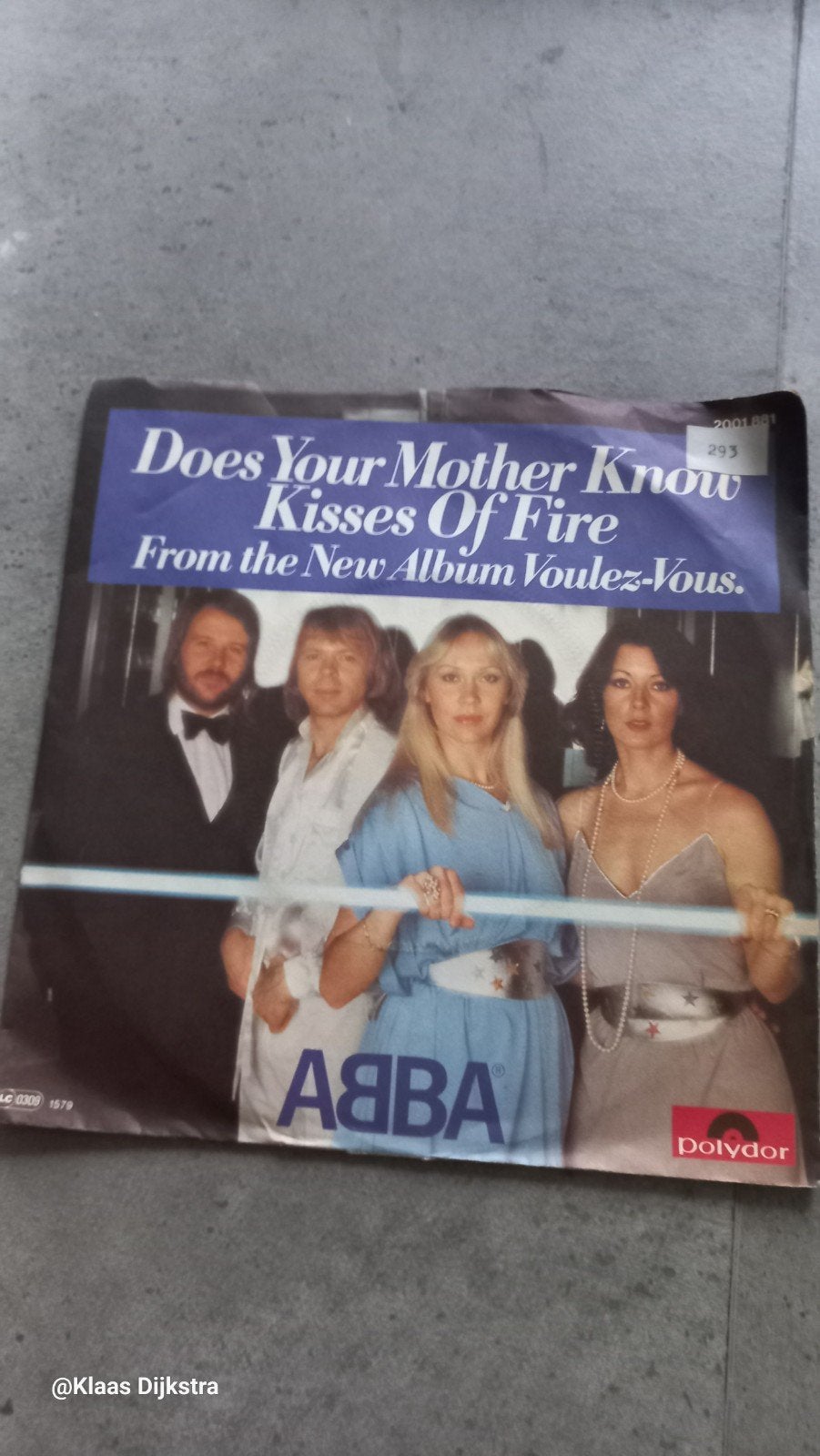 ABBA - Does Your Mother Know / Kisses Of Fire (Single), Cd's en Dvd's, Vinyl Singles, Ophalen of Verzenden, Gebruikt, Pop