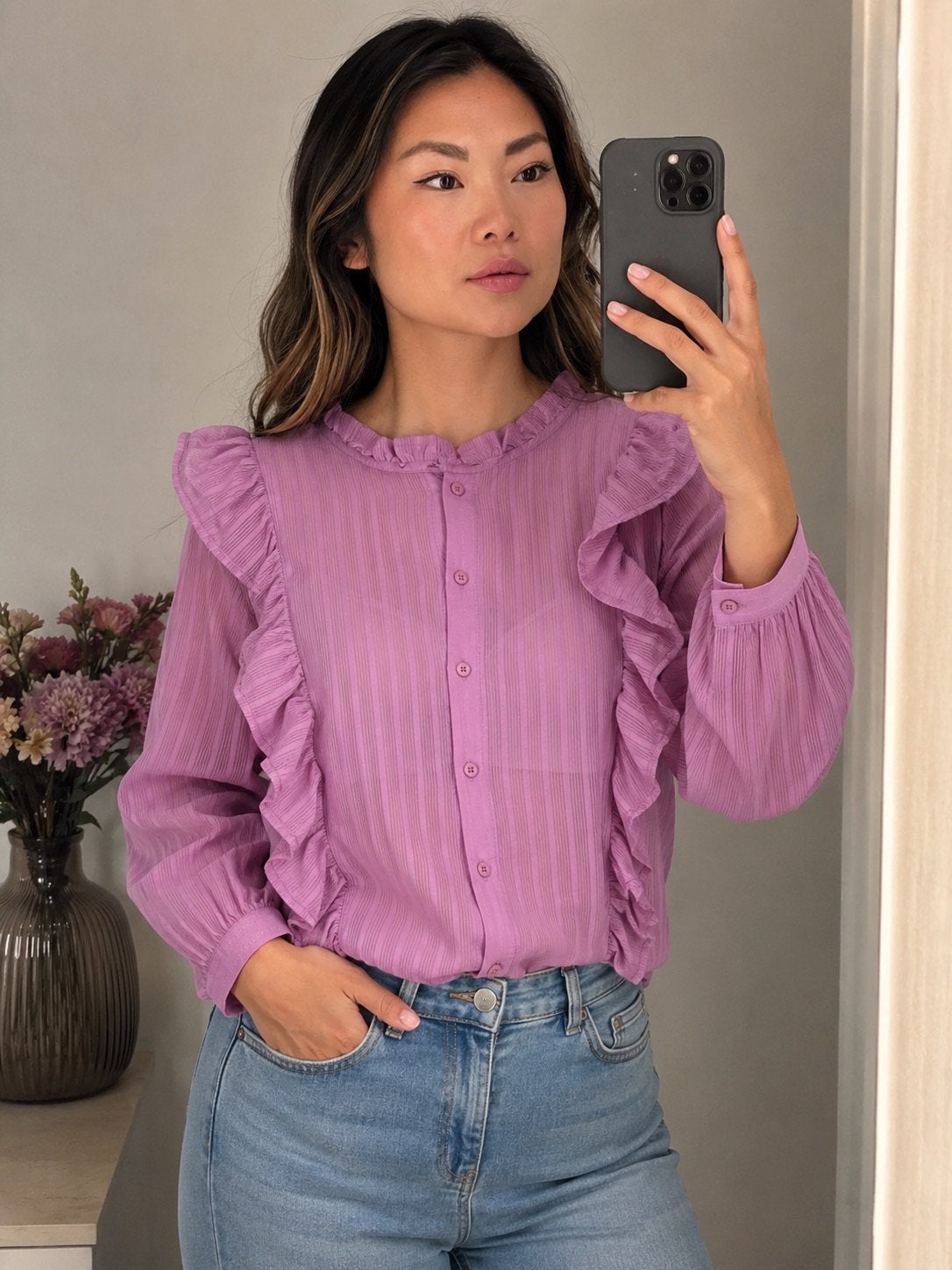 Lollys Laundry blouse maat XS - in zeer goede staat, Kleding | Dames, Ophalen of Verzenden, Zo goed als nieuw, Maat 34 (XS) of kleiner