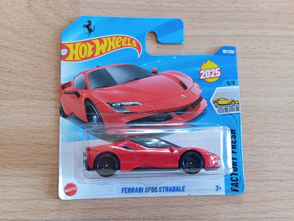 Nieuw Hot Wheels Ferrari SF90, Hobby en Vrije tijd, Modelauto's | Overige schalen, Ophalen of Verzenden, Nieuw, Auto
