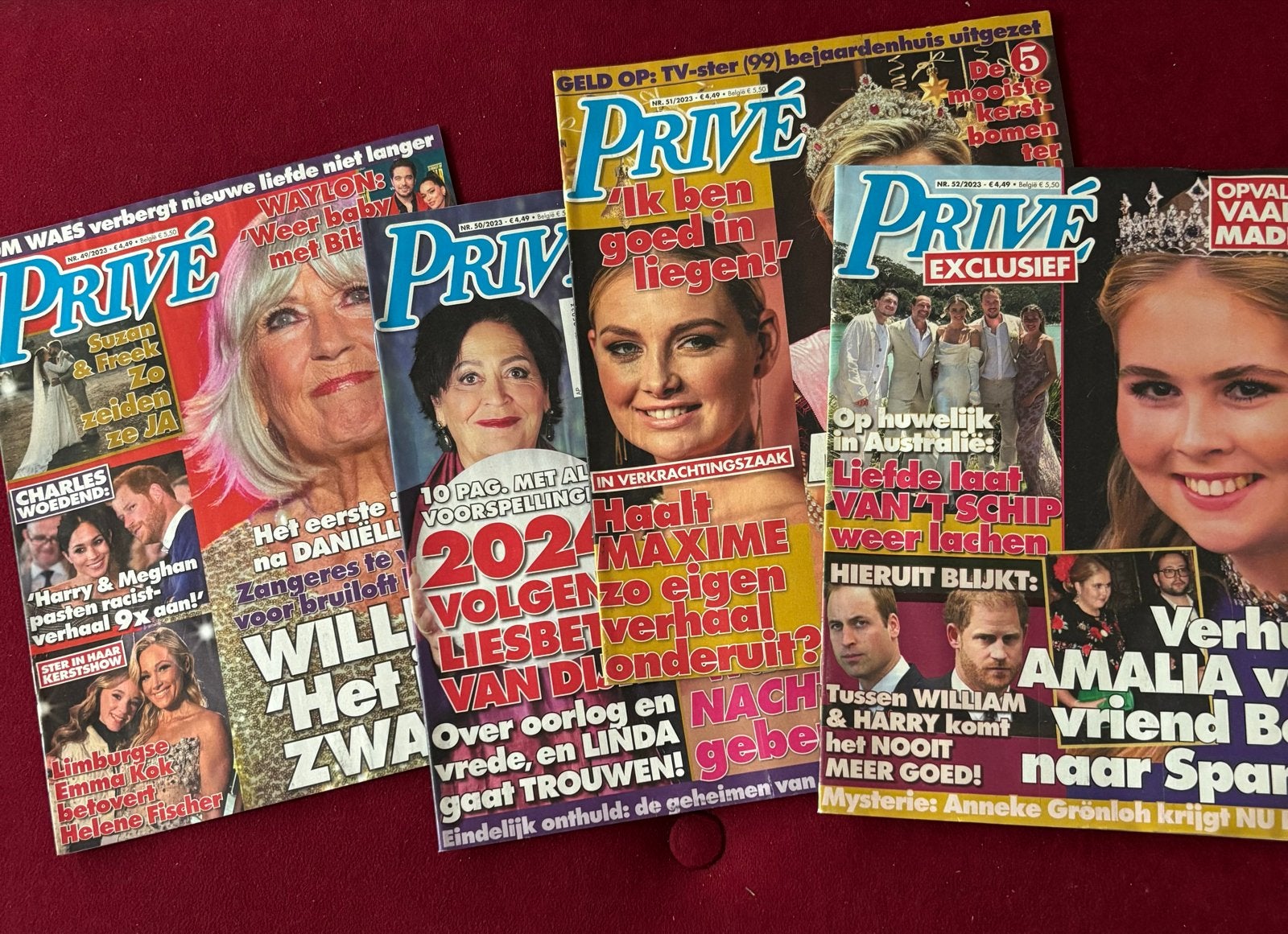 Prive magazines - Diverse edities, Verzenden, Zo goed als nieuw, Gossip of Showbizz