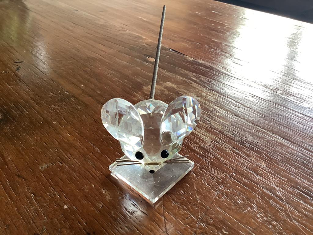 Grote Swarovski muis, Ophalen of Verzenden, Zo goed als nieuw, Figuurtje
