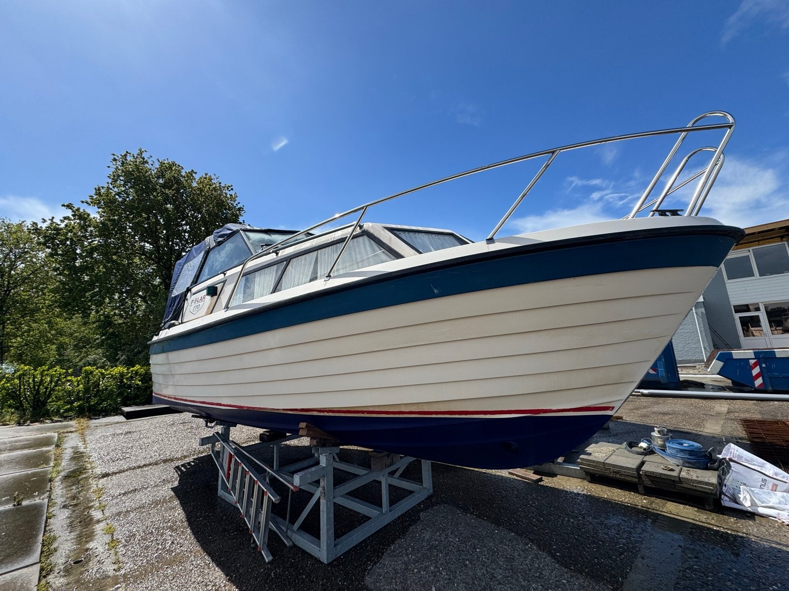 Polar 770 Motorboot - Kajuitboot met Dieselmotor, Watersport en Boten, Motorboten en Motorjachten, Ophalen, 60 pk, Gebruikt, Polaris
