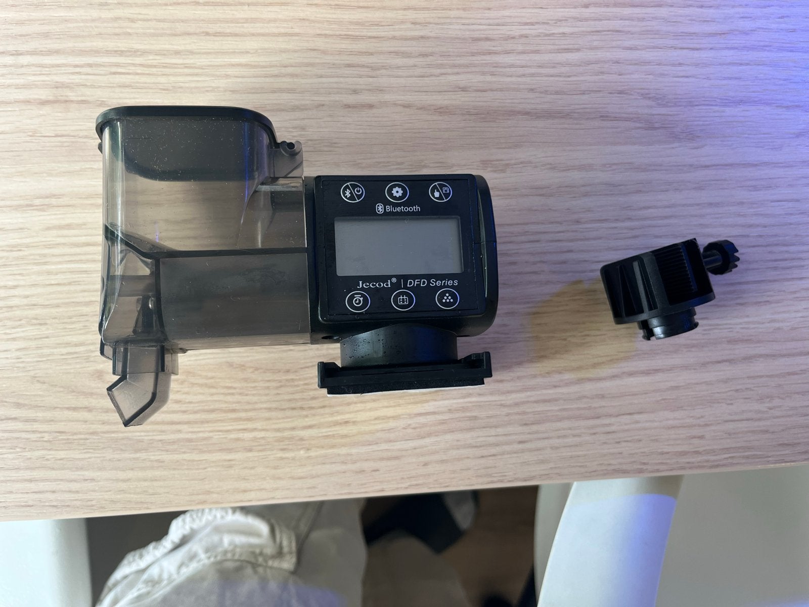 Jecod Bluetooth automatische visvoerautomaat, Dieren en Toebehoren, Vissen | Aquaria en Toebehoren, Ophalen of Verzenden, Zo goed als nieuw