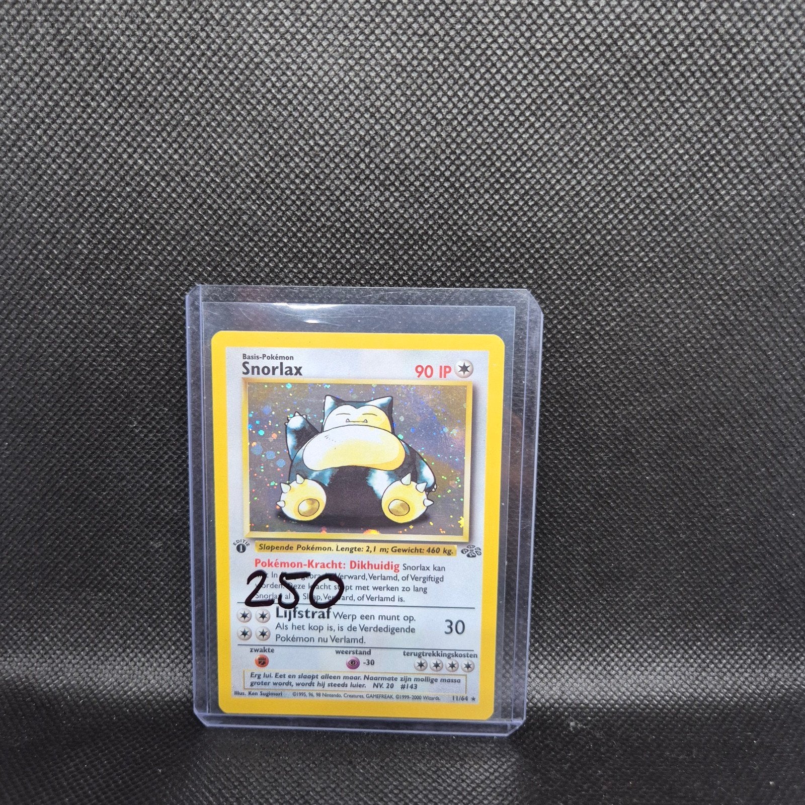 Snorlax 1st edition NL Jungle, Ophalen of Verzenden, Zo goed als nieuw