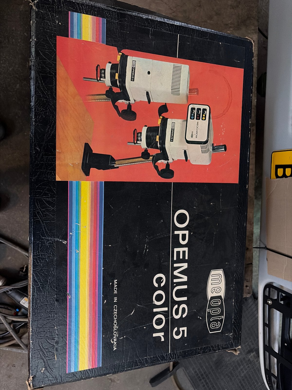 Meopta Opemus 5 Color Vergroter - Complete Dokaset, Ophalen of Verzenden, Zo goed als nieuw, Meopta, Vergroter