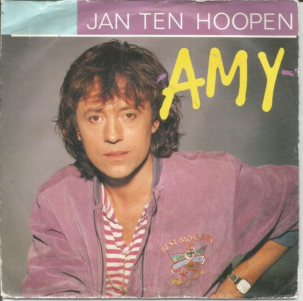 Jan ten Hoopen – Amy (1989), Fotohoes, 7 inch, Ophalen of Verzenden, Zo goed als nieuw