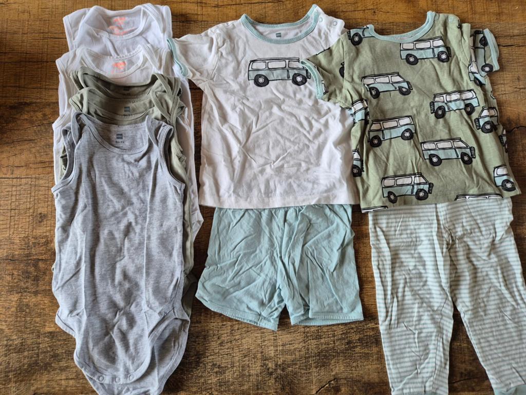 Hema zomer kledingpakket o.a. 5x rompers maat 86-92 jongen, Ophalen of Verzenden, Zo goed als nieuw, Maat 86