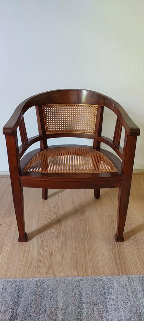 Koloniaals dames stoeltje, Antiek en Kunst, Antiek | Meubels | Stoelen en Banken, Ophalen