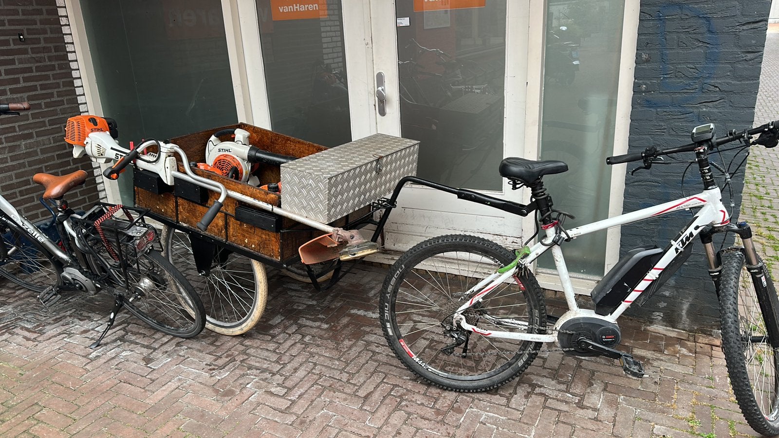 Fiets kar, Ophalen, Zo goed als nieuw, Aanhangfiets, 80 kg of meer