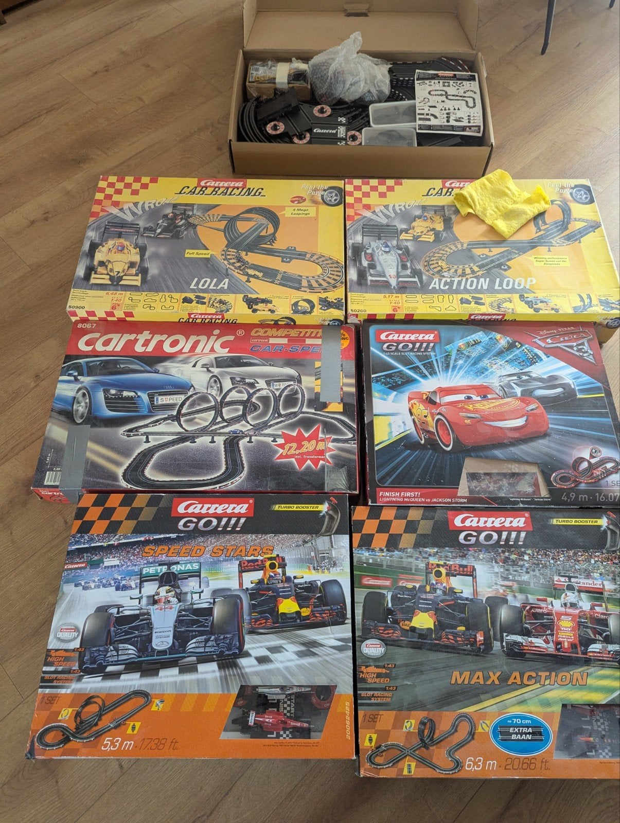 Carrera Racebanen 7 Dozen compleet, Ophalen, Racebaan, Carrera, Zo goed als nieuw