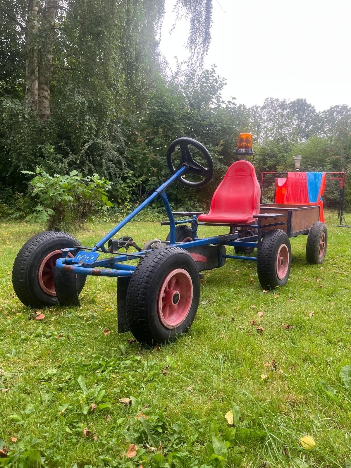 Berg skelter met kar en werkende zwaailamp, Ophalen of Verzenden, Gebruikt, Berg