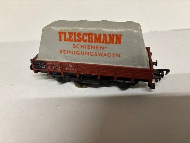 HO spoor Fleischmann wagon railreiniger, Hobby en Vrije tijd, Modeltreinen | H0, Gelijkstroom, Fleischmann, Wagon, Ophalen of Verzenden