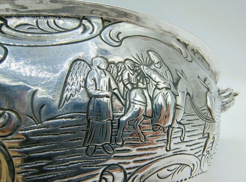 Zilveren brandewijnkom, Leeuwarden, 1804, Verzenden, Zilver