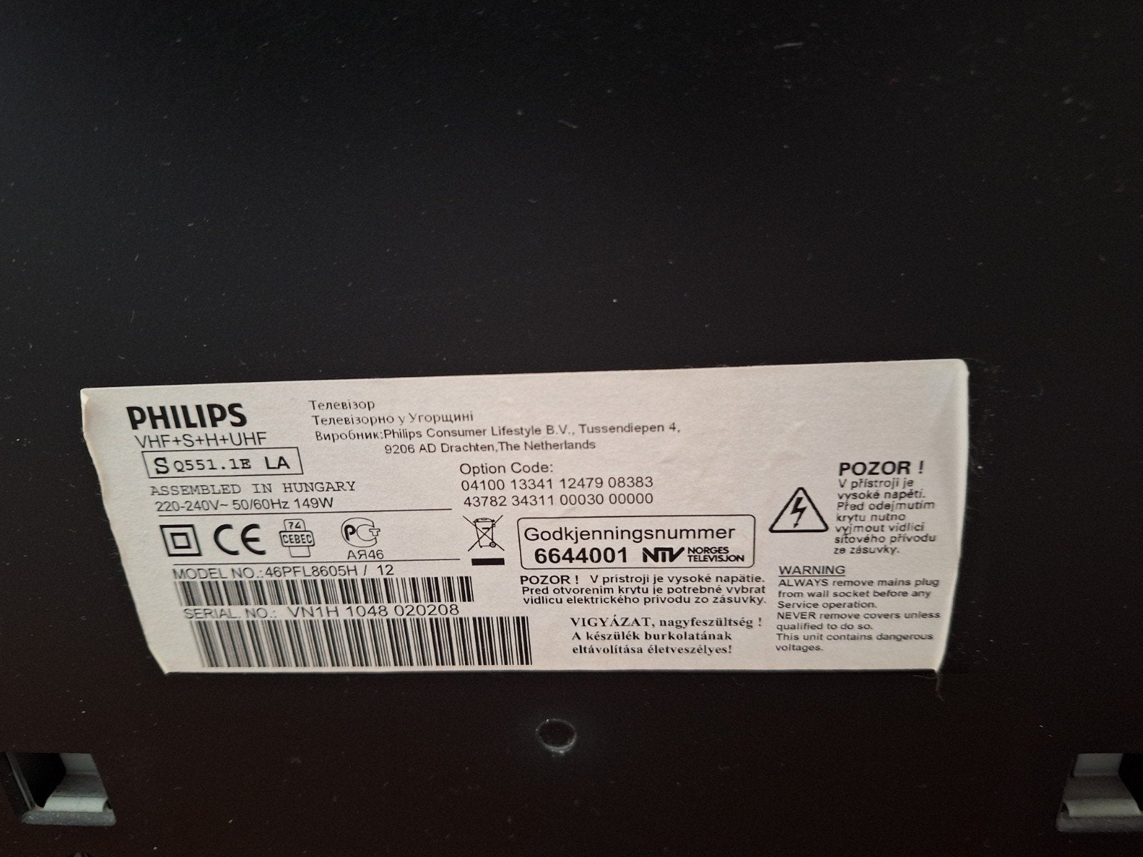 Philips 48PFL8605H/12 Full HD LED TV, Ophalen, Philips, 100 Hz, 100 cm of meer