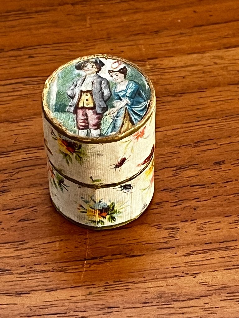 Zilveren vingerhoed in doosje, Ophalen of Verzenden, Zo goed als nieuw, Zilver, Nederland