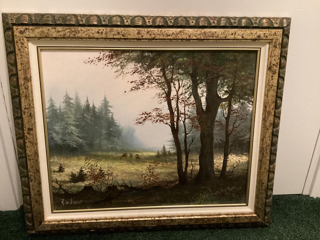 Schilderij Reint Withaar, Antiek en Kunst, Ophalen