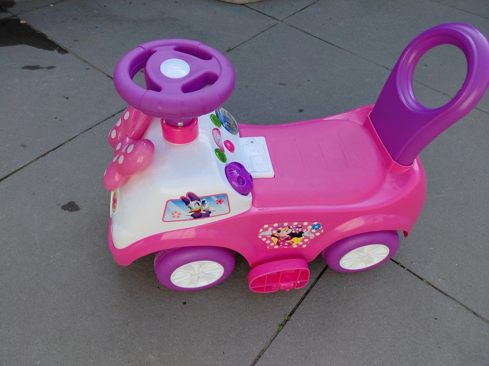Minnie Mouse loopauto, Ophalen, Zo goed als nieuw, Loopvoertuig