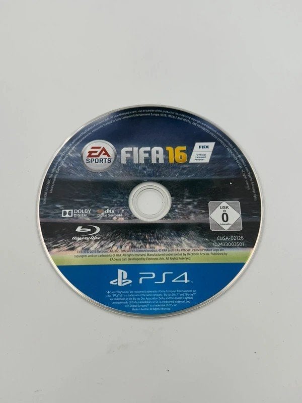 Fifa 16 PS4 PlayStation 4 PAL Disc Only, 1 speler, Sony, Ophalen of Verzenden, Zo goed als nieuw