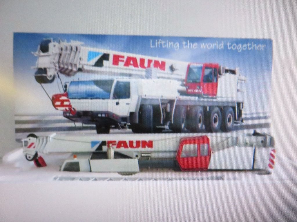Faun ATF 100-5 2096 Conrad 1:50 Ruw Terrein kraan 5 assen, Ophalen of Verzenden, Nieuw, Hijskraan, Tractor of Landbouw, Conrad