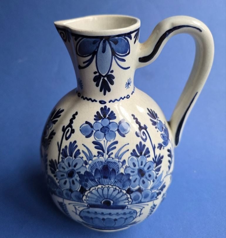 Porceleyne Fles 1917 (water-) kruik 17cm (V28-20), Ophalen of Verzenden