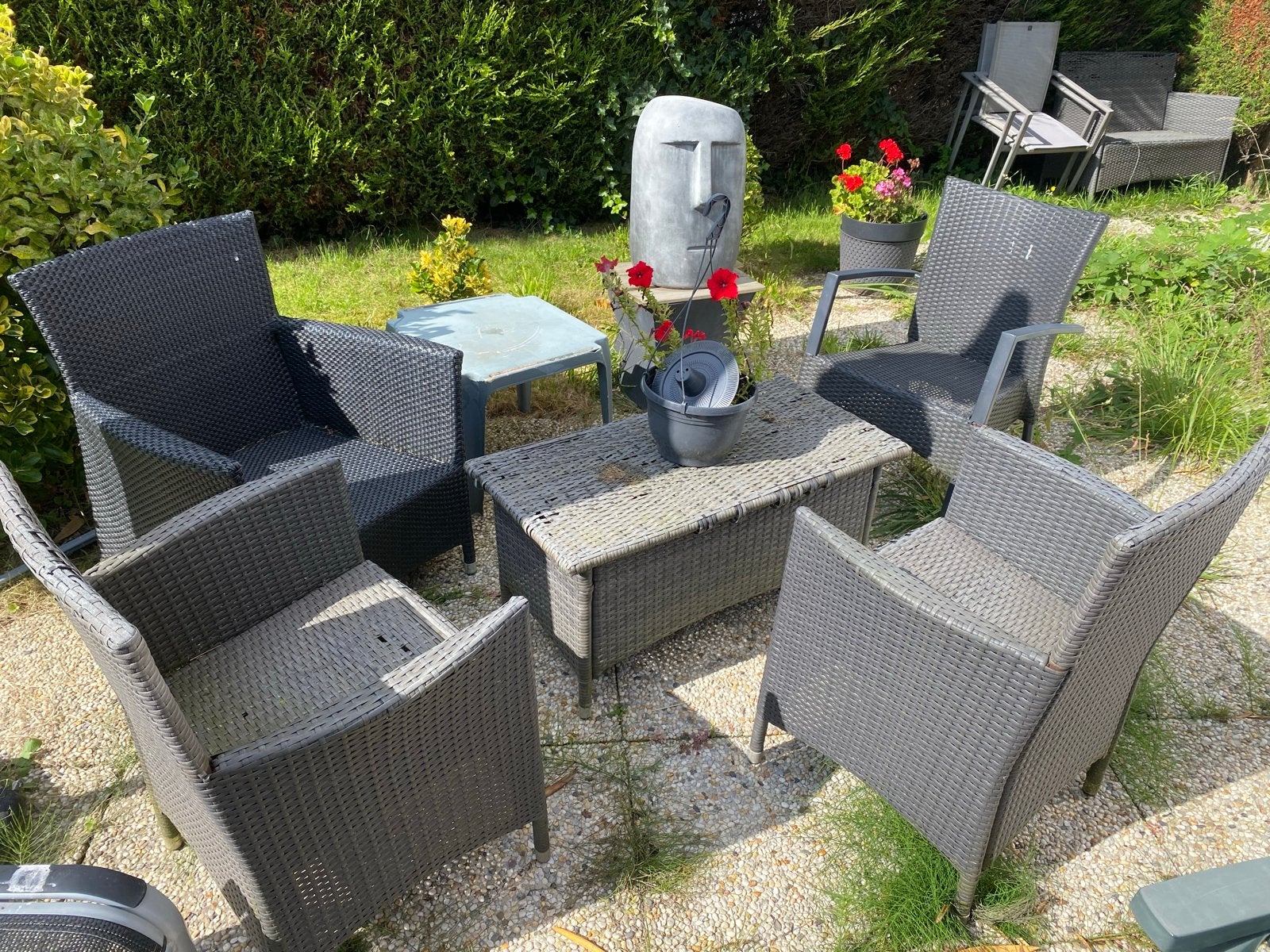 Diverse Tuinmeubelen: Loungeset, Stoelen, Ligbedden, Tuin en Terras, Ophalen, Gebruikt, Meer dan 8 zitplaatsen, Loungeset