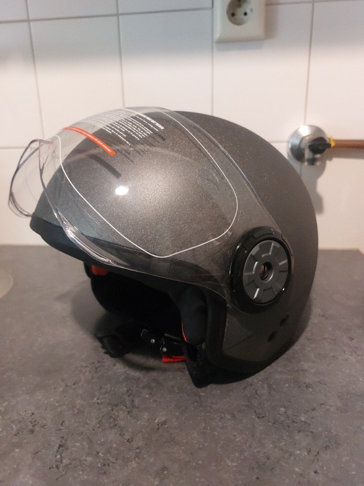 Unisex helm maat L - Nieuwstaat, Motoren, Ophalen of Verzenden, Tweedehands, Overige merken