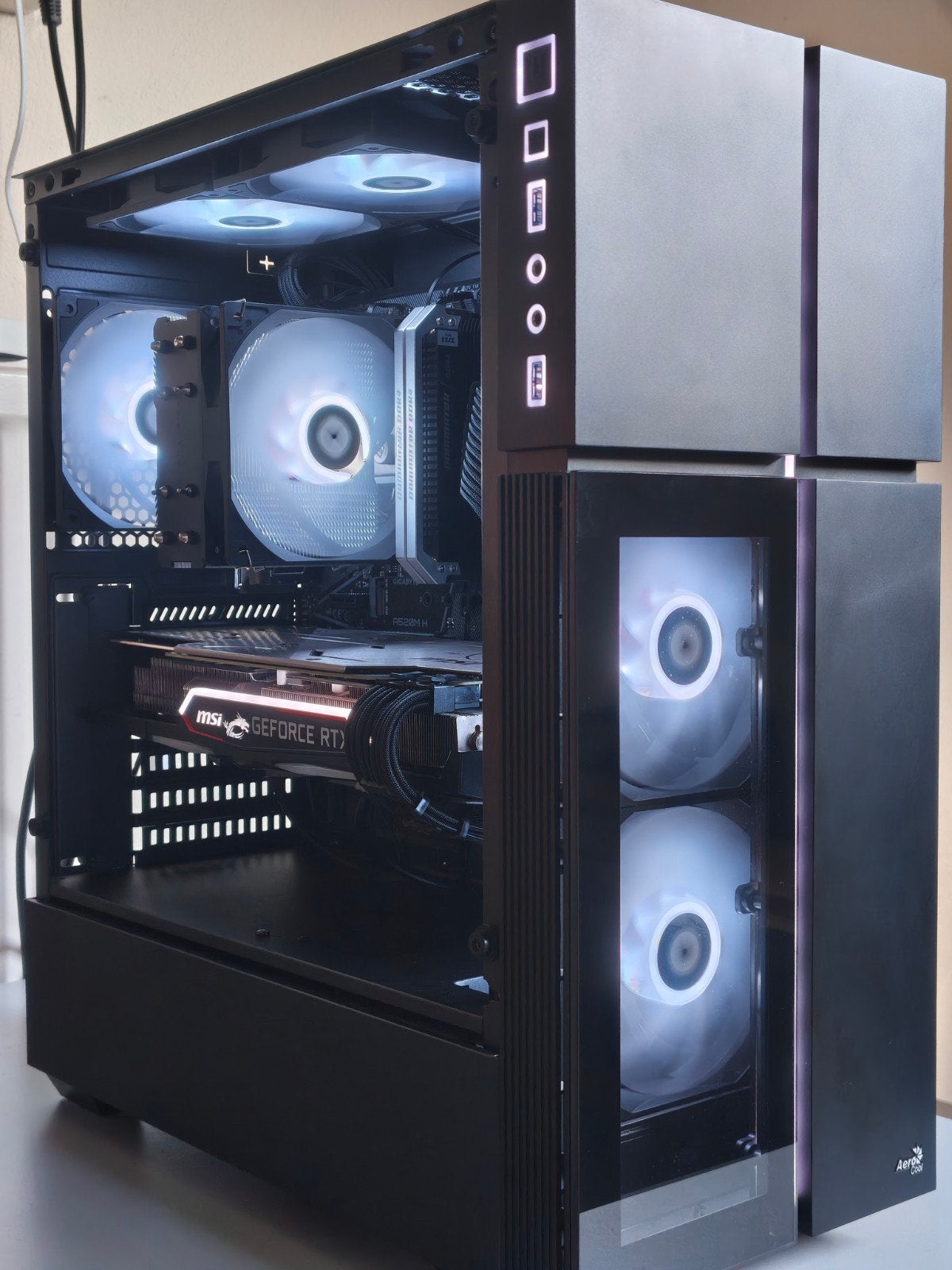 Gaming PC – Ryzen 5 5600x + RTX 2080 + 16GB RAM + 1TB SSD, Ophalen, AMD Ryzen 5, Zo goed als nieuw, Gaming