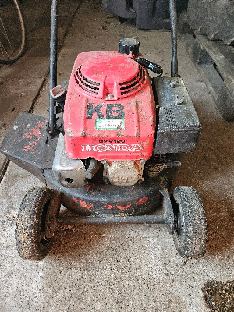 Honda gxv 120 met zijuitworp., Ophalen, Cirkelmaaier, Gebruikt, Honda.