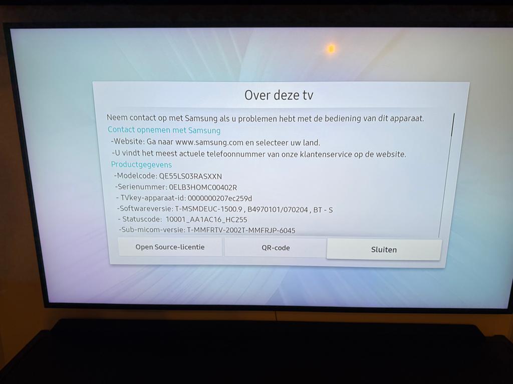 Samsung The Frame 55 inch TV, Ophalen, Samsung, 50 Hz, Samsung