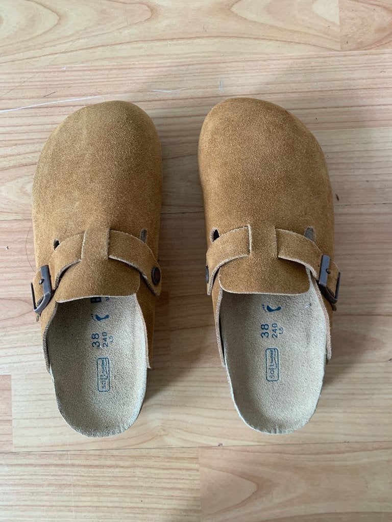 Birkenstock boston, Bruin, Nieuw, Birkenstock, Sandalen of Muiltjes