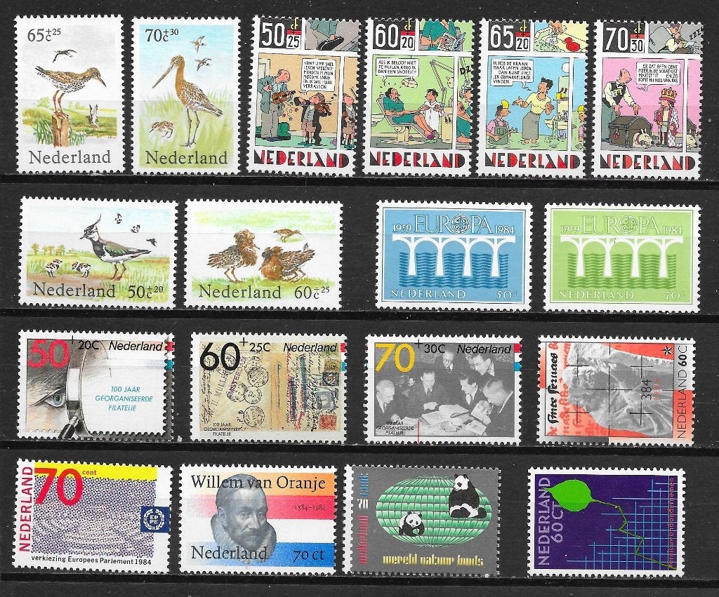Zegels uit 1984 postfris cw 13,80, Postzegels en Munten, Ophalen of Verzenden