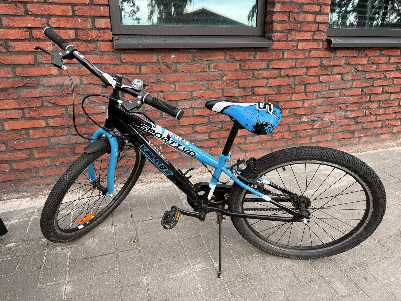 Sportivo Volare Blauwe Jongensfiets, Gebruikt, Velgrem, Minder dan 49 cm, Ophalen