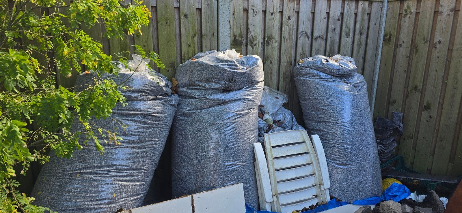 3 grote zakken isolatiemateriaal piepschuim korrels, Doe-het-zelf en Verbouw, Minder dan 4 cm, Overige materialen, Nieuw, Ophalen of Verzenden