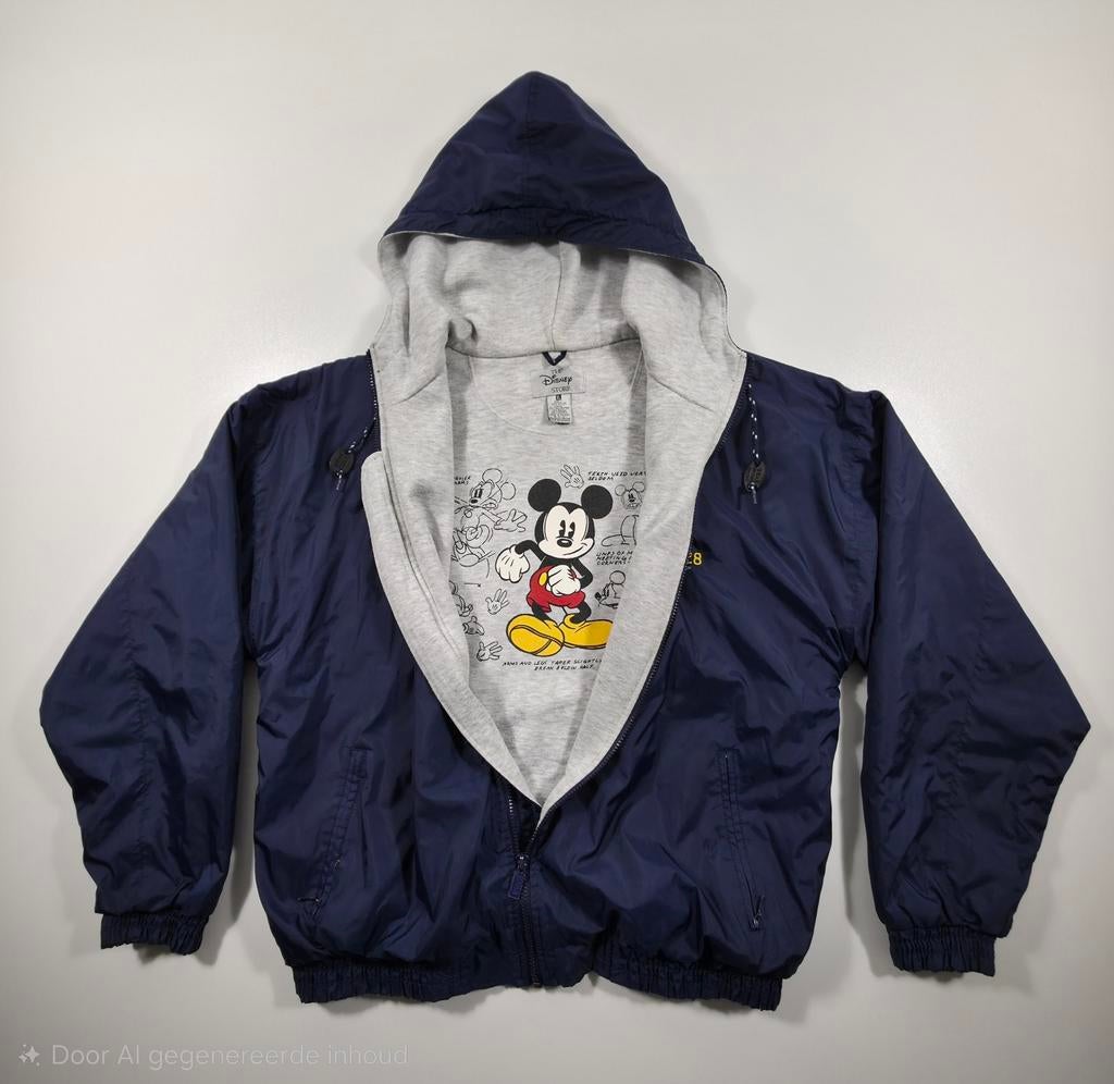 Vintage jaren '90 Mickey Mouse Windbreaker – Maat XL., Disney, Maat 46/48 (XL) of groter, Zo goed als nieuw, Verzenden