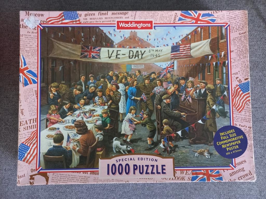 Puzzel Waddingtons, Ophalen, 500 t/m 1500 stukjes, Zo goed als nieuw