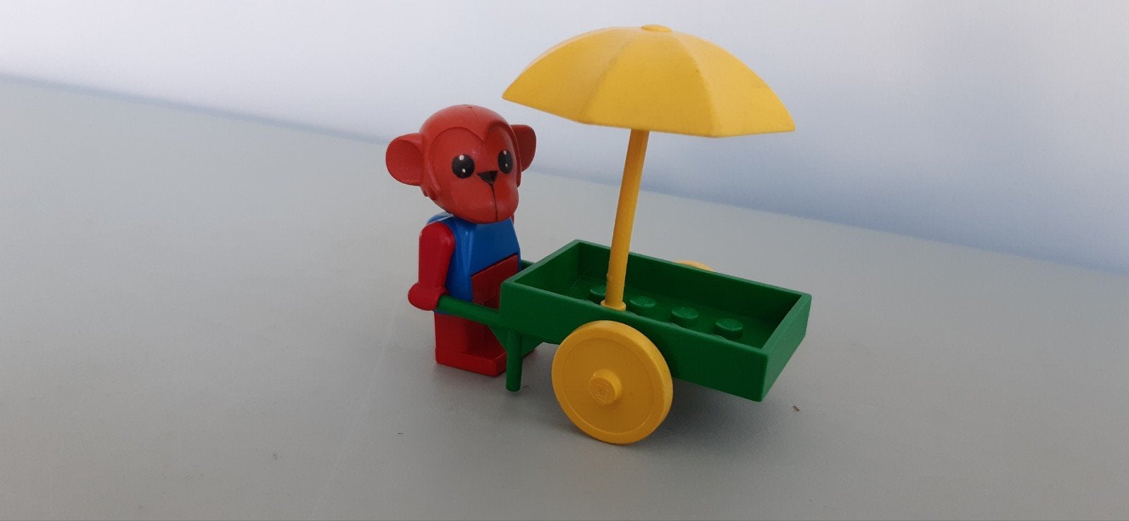Lego Fabuland set 3604 Marc monkey and wheelbarrow, Inclusief minifiguren, Gebruikt, Overige thema's, Lego