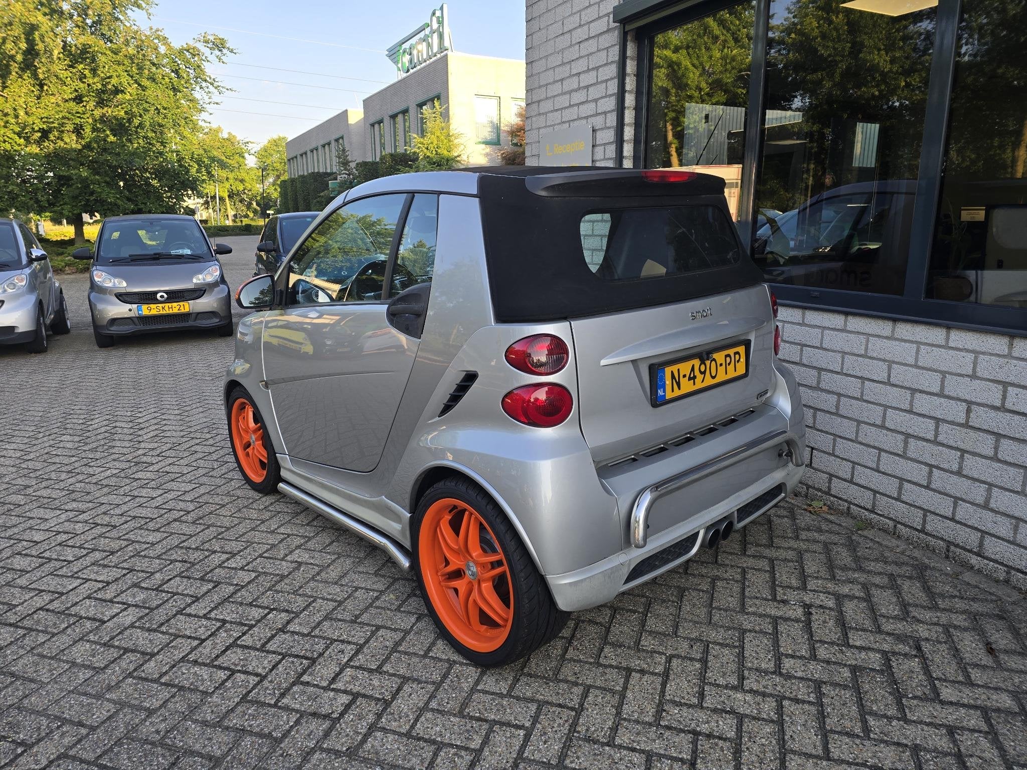 smart fortwo cabrio 1.0 BRABUS ! garantie! stoelverwarming!, Auto's, Automaat, Euro 5, Achterwielaandrijving, Gebruikt
