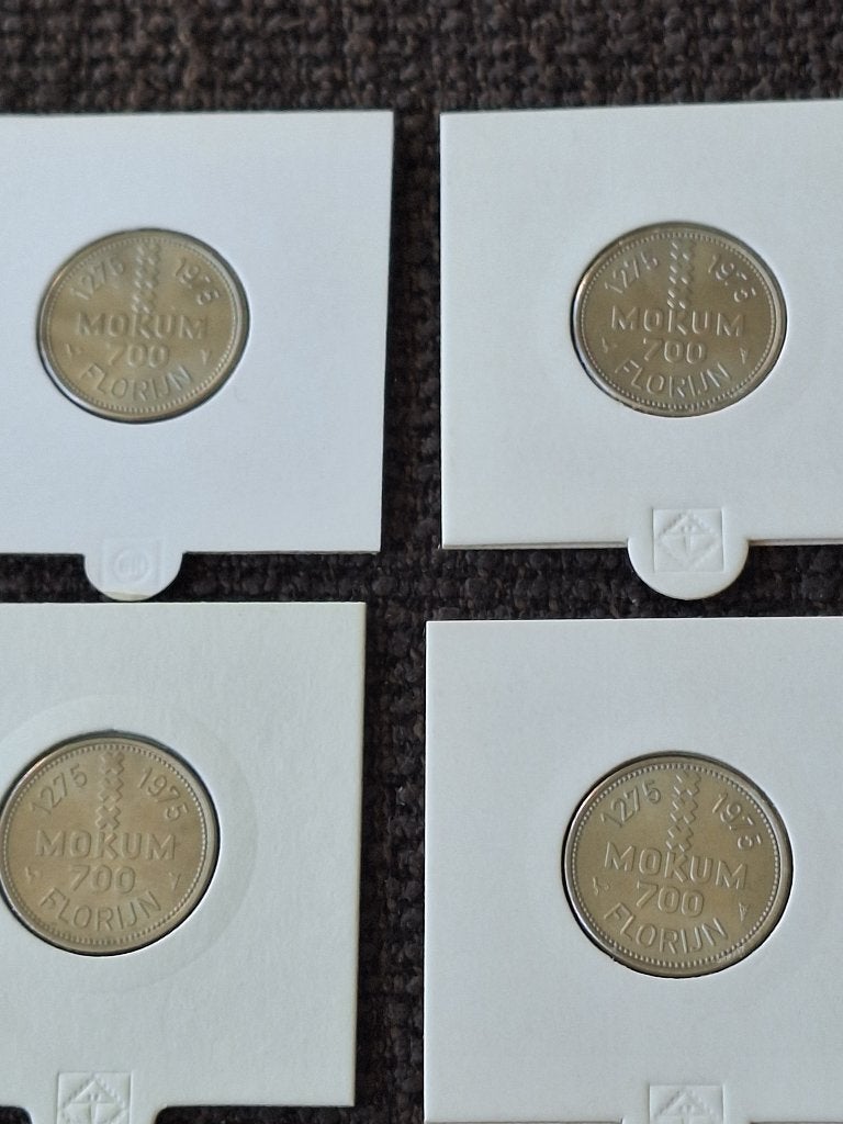 FLORIJN MOKKUM 700 JAAR, 4 stuks, Ophalen of Verzenden, Overige materialen, Nederland
