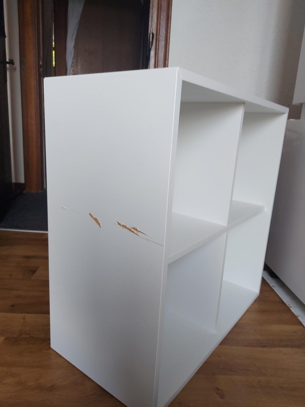IKEA Kallax kast met 4 vakken - wit, Ophalen of Verzenden, Gebruikt