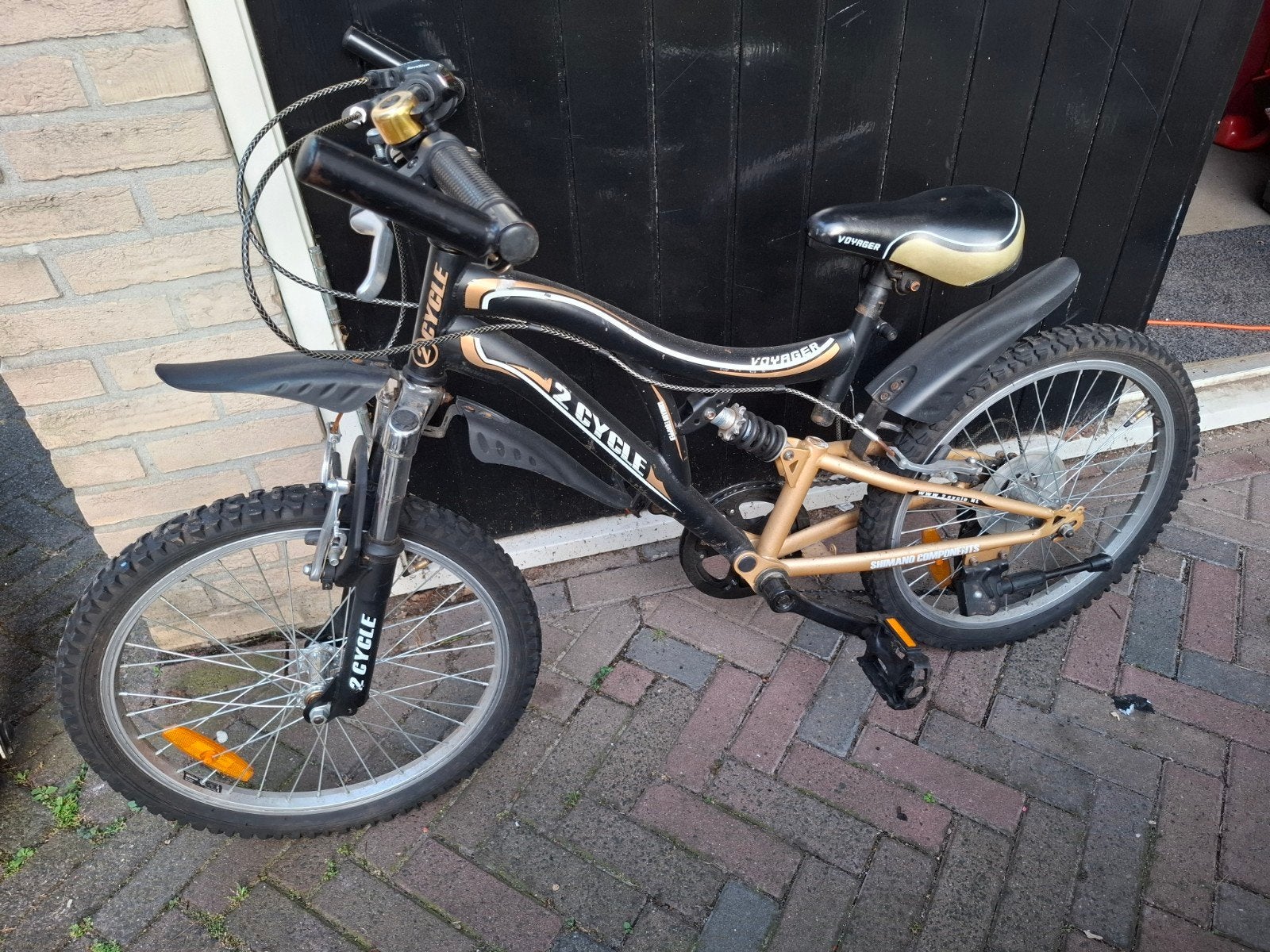 20 inch MTB kinderfiets met vering, Ophalen, Gebruikt, Overige merken